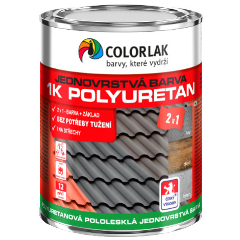 COLORLAK 1K POLYURETÁN U2210 - Jednozložková polyuretánová farba RAL 7040 - okenná šedá 2,5 L