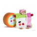 Kaloo plyšová bábka Colors-Doudou Puppet Bear Cherry 963280 ružový