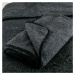 Sivá deka z merino vlny Native Natural Merino, 140 × 200 cm