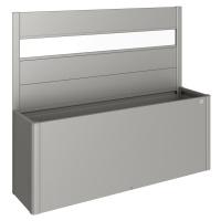 Biohort Zástena pre záhony vyvýš./Belvedere so sklom pre str. 2 m krm.sivá