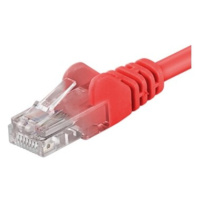 PremiumCord Patch kábel UTP RJ45-RJ45 CAT6 10m červený