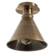 Stropné svietidlo v bronzovej farbe s kovovým tienidlom ø 20 cm Berceste – Opviq lights