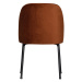 Zamatové jedálenské stoličky v tehlovej farbe v súprave 2 ks Vogue – BePureHome