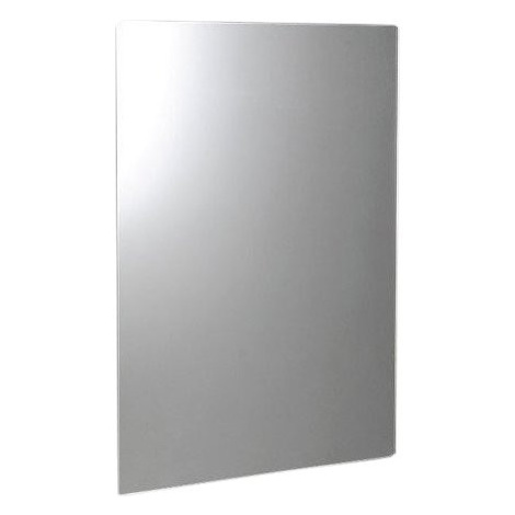 PLAIN zrkadlo 60x80cm, zaoblené rohy, bez úchytu 1501-26 Sapho