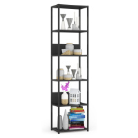 Regál LOFT 50 cm černý