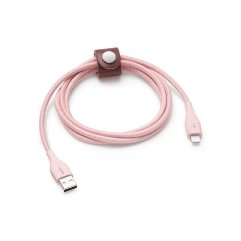 Belkin kábel DuraTek Plus USB to Lightning with Strap 1.2m - Pink