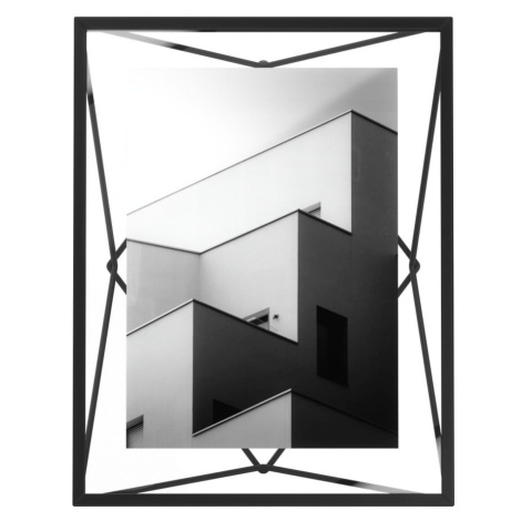 Čierny kovový rámček stojací/na stenu 23x18 cm Prisma – Umbra