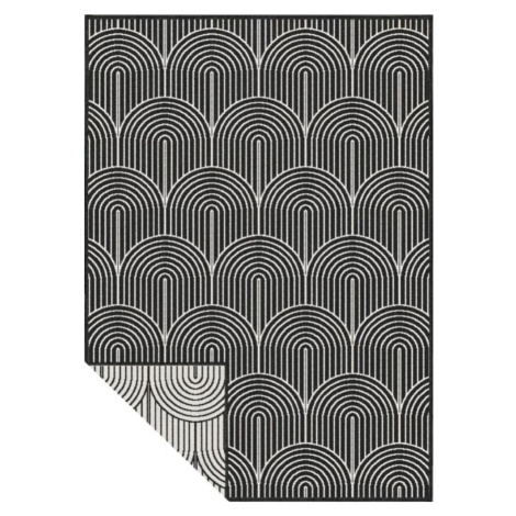 Čierno-biely vonkajší koberec 200x290 cm Pangli Black – Hanse Home