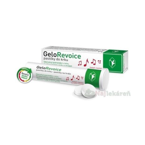 GeloRevoice inov. 2019 pastilky na hrdlo čerešňa mentol 20 ks