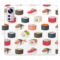 Flipové puzdro iSaprio - Sushi Pattern 02 - Xiaomi 12 / 12X