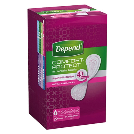 DEPEND Ultra mini inkontinenčné vložky 22 kusov