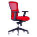 Ergonomická kancelárska stolička OfficePro Dike Farba: červená, Opierka hlavy: bez opierky