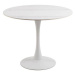Jedálenský Stôl Malta Biely 90cm