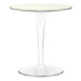 Kartell - Konferenčný stolík Tip Top Glass - 48,5 cm
