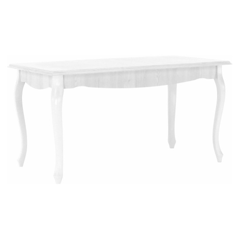 Jedálenský stôl DA19, sosna biela, 146x76 cm, VILAR Tempo Kondela
