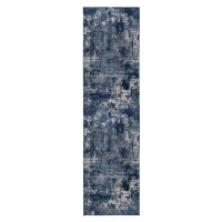 Běhoun Cocktail Wonderlust Dark blue - 80x300 cm Flair Rugs koberce