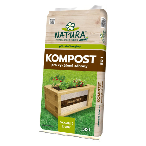 NATURA Kompost pre vyvýšené záhony 50 l Agro NATURA