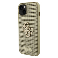 Guess PU Perforated 4G Glitter Metal Logo Apple iPhone 15 GUHCP15SPSP4LGD Gold