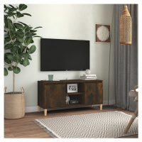 vidaXL TV stolík nohy z dreva farba dubu sonoma 103,5x35x50 cm