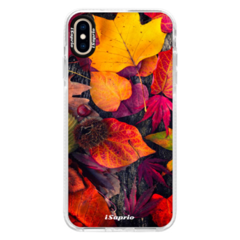 Silikónové púzdro Bumper iSaprio - Autumn Leaves 03 - iPhone XS Max