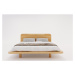 Dvojlôžková posteľ z bukového dreva 200x200 cm v prírodnej farbe Japandic - Skandica
