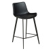 Čierna koženková barová stolička DAN-FORM Denmark Hype