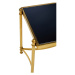 Odkladací stolík so sklenenou doskou 50x56 cm Ackley – Premier Housewares