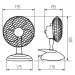 VENETO-15GR   Stolný ventilátor s klipsňou