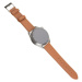 FIXED Leather Strap kožený remienok so šírkou 22mm pre smartwatch hnedý