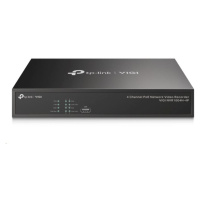 TP-Link VIGI NVR1004H-4P, videorekordér, 4 kanály, 4xPoE, 1xSATA, 1x100Mbps LAN, 2xUSB2.0, 1xHDM