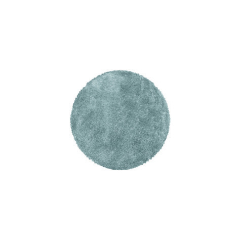 Kusový koberec Fluffy Shaggy 3500 blue kruh - 160x160 (průměr) kruh cm Ayyildiz koberce