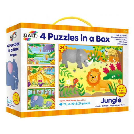Galt 4 puzzle v krabici - Džungla