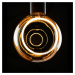 SEGULA LED floating Globe G150 E27 4,5W zlatá 90°