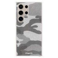 Odolné silikónové puzdro iSaprio - Gray Camuflage 02 - Samsung Galaxy S24 Ultra