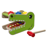 Playtive Drevená motorická hračka (xylofón s kladivom)