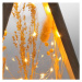 Solight LED vianočné dekorácie Zasnežená krajina, prírodná, 2x AA