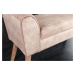 LuxD Dizajnová lavica Dafina 90 cm béžový zamat