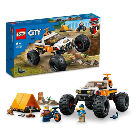 LEGO ® 60387 Dobrodružstvá s terénnym autom 4 x 4