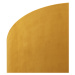 Stropné svietidlo s velúrovým odtieňom okrové so zlatom 25 cm - čierna Combi