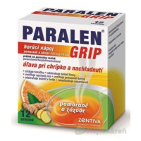 Paralen Grip horúci nápoj pomaranč a zázvor 500 mg/10 mg plo.por.12 x 500 mg/10 mg