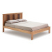 Dvojlôžková posteľ s roštom v prírodnej farbe 140x190 cm Maude – Marckeric