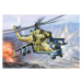 Model Kit vrtulník 7293 - MIL MI-24V/VP Hind E (1:72)