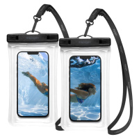 Púzdro SPIGEN A610 UNIVERSAL WATERPROOF FLOAT CASE 2-PACK CRYSTAL CLEAR (AMP04528)