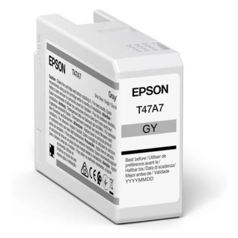 Epson T47A7 C13T47A700 sivá (gray) originálna cartridge