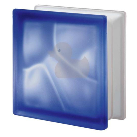 Luxfera Glassblocks blue 19x19x8 cm mat 1908WBLUE2S