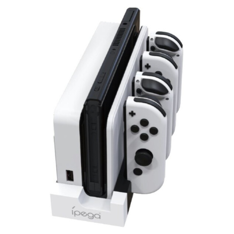 iPega 9186 Charger Dock pre N-Switch a Joy-con White/Black