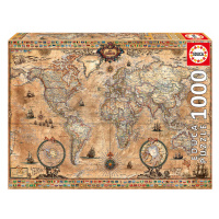 Educa Puzzle Antique World Map 1000 dielikov 15159 farebné