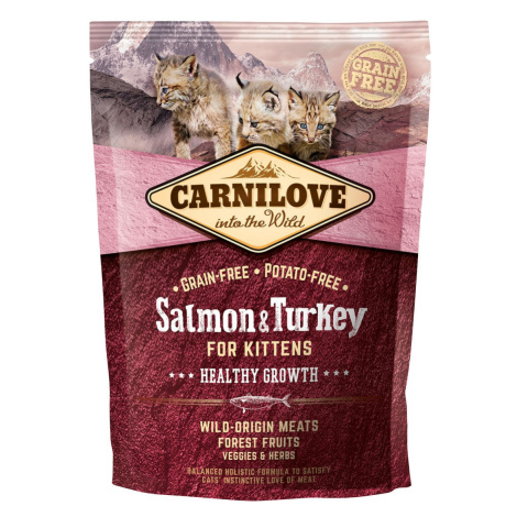 Carnilove Cat Grain Free Salmon&Turkey Kittens Healthy Growth 400 g