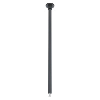 Montážna tyč pre koľajnicu DUOline, čierna 25 cm