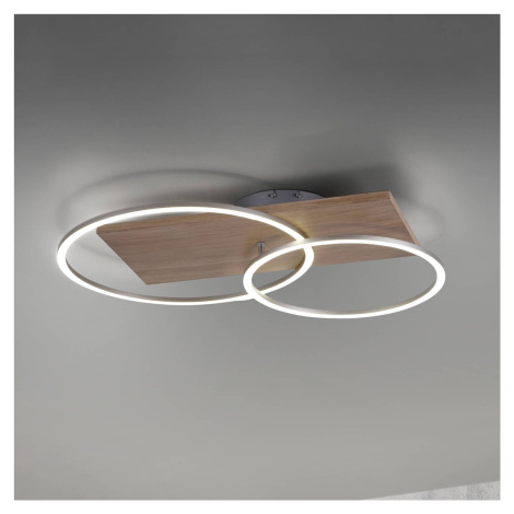 Paul Neuhaus Q-AMIRA stropné LED svietidlo, zlaté Q-SMART-HOME
